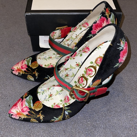 GUCCI Floral pumps - Picture 3 of 4